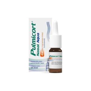 Pulmicort Nasal Aqua (120 doses), 64 mcg/dose Suspensão Pulverização Nasal X1 Pulmicort Nasal Aqua (120 doses), 64 mcg/dose Suspensão Pulverização Nasal X1