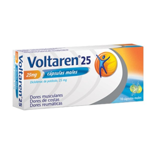 Voltaren 25, 25mg Cápsulas Mole X10 Voltaren 25, 25mg Cápsulas Mole X10