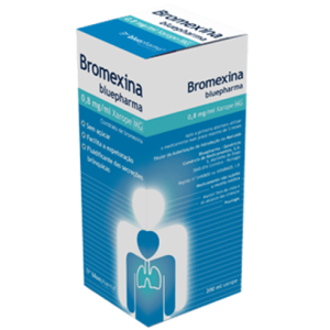Bromexina Bluepharma MG, 0.8 mg/mL 200mL X1 xarope Bromexina Bluepharma MG, 0.8 mg/mL 200mL X1 xarope