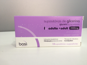 Supositórios de Glicerina Adulto, 2000mg Supositórios X12 Supositórios de Glicerina Adulto, 2000mg Supositórios X12