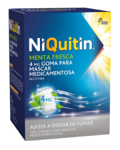 Niquitin Menta Fresca MG, 4 mg x 100 goma Niquitin Menta Fresca MG, 4 mg x 100 goma
