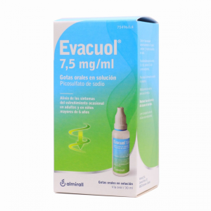 Evacol, 7,5 mg/mL-30ml Solução Oral Gotas X1 Evacol, 7,5 mg/mL-30ml Solução Oral Gotas X1