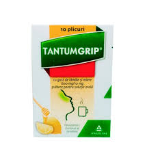 Tantumgrip sabor a mel-limão, 600/10mg Pó Solução Oral Saquetas X10 Tantumgrip sabor a mel-limão, 600/10mg Pó Solução Oral Saquetas X10