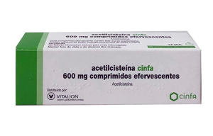 Acetilcisteína Cinfa, 600mg Comprimidos Efervescentes X20 Acetilcisteína Cinfa, 600mg Comprimidos Efervescentes X20