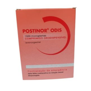 Postinor Odis 1.5mg Comprimidos Orodisp  - 1  Postinor Odis 1.5mg Comprimidos Orodisp  - 1