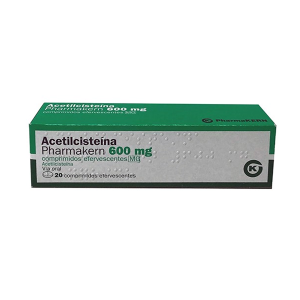 Acetilcisteína Alter MG, 600mg Tubo 20 Unidade(s) Comprimidos efervescentes Acetilcisteína Alter MG, 600mg Tubo 20 Unidade(s) Comprimidos efervescentes