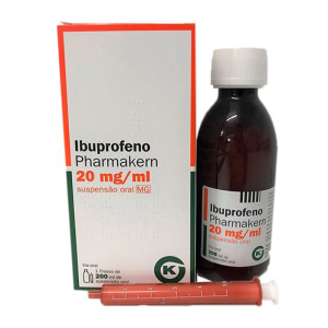 Ibuprofeno Pharmakern MG, 20 mg/mL-200 mL x 1 susp oral mL Ibuprofeno Pharmakern MG, 20 mg/mL-200 mL x 1 susp oral mL