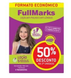 Fullmarks Loção Piolhos/Lêndias 100ml Duo + 50% Desconto Fullmarks Loção Piolhos/Lêndias 100ml Duo + 50% Desconto
