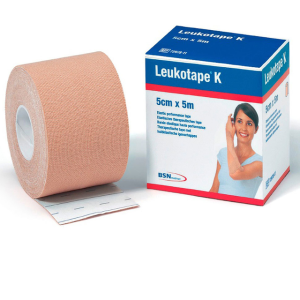 Leukotape K Ligadura Elástica Ades 5x5cm Bege Leukotape K Ligadura Elástica Ades 5x5cm Bege