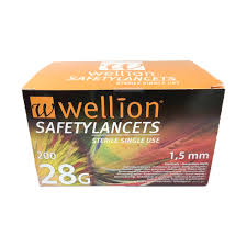 Wellion Pl Lanceta 28g Segurança X200 Wellion Pl Lanceta 28g Segurança X200