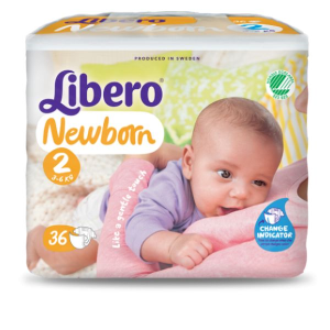 Libero Baby Soft Newborn 2 Fraldas 3/6 Kg X36 Libero Baby Soft Newborn 2 Fraldas 3/6 Kg X36