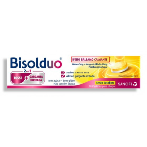 Bisolduo Pastilha 2em1 Limao Eucalipto X18 Bisolduo Pastilha 2em1 Limao Eucalipto X18
