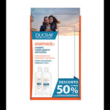 Ducray Anaphase+ Duo Champô Queda 2 x 400 ml com Desconto de 50% na 2ª Embalagem Ducray Anaphase+ Duo Champô Queda 2 x 400 ml com Desconto de 50% na 2ª Embalagem