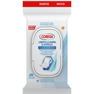 Corega Toalhetes Limp Prot Dent X20 Corega Toalhetes Limp Prot Dent X20