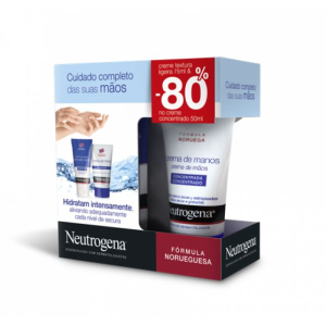Neutrogena Textura Ligeira Creme Mãos Textura Ligeira + Creme Mãos Concentrado com Desconto de 80% Neutrogena Textura Ligeira Creme Mãos Textura Ligeira + Creme Mãos Concentrado com Desconto de 80%
