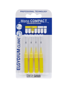 Elgydium Clinic Escovilhão Mono Compacto Amarelo X4 Elgydium Clinic Escovilhão Mono Compacto Amarelo X4