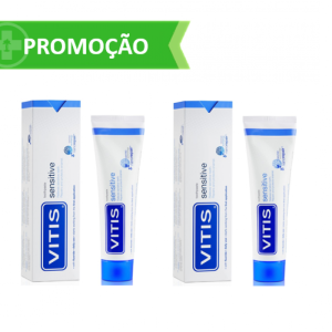 Vitis Sensitive Duo Pasta dentífrica 2 x 100 ml com Preço especial Vitis Sensitive Duo Pasta dentífrica 2 x 100 ml com Preço especial