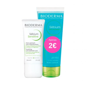 Bioderma Sébium Sensitive Creme 30ml + Gel Moussant com Desconto de 2? Bioderma Sébium Sensitive Creme 30ml + Gel Moussant com Desconto de 2?