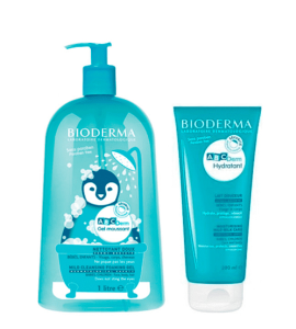 Bioderma ABCDerm Promo Gel Moussant 1000ml + Leite Hidratante 200ml com Desconto de 2? Bioderma ABCDerm Promo Gel Moussant 1000ml + Leite Hidratante 200ml com Desconto de 2?