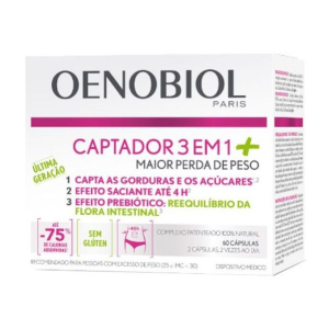 Oenobiol Captador 3em1+ Cápsulas X60 Oenobiol Captador 3em1+ Cápsulas X60