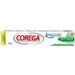 Corega Creme fixador para prótese dentária s/ sabor 70 g com Desconto de 20% Corega Creme fixador para prótese dentária s/ sabor 70 g com Desconto de 20%