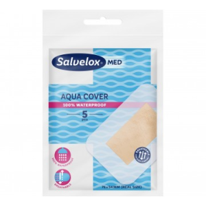 Salvelox Med Aqua Cover 76x54mm X 5 Salvelox Med Aqua Cover 76x54mm X 5