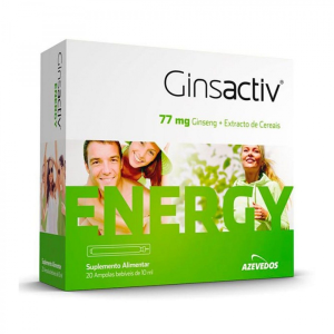 Ginsactiv Energy Duo Ampolas 20 x 10ml com Desconto de 50% na 2ª Embalagem, Ampolas Bebiveis Ginsactiv Energy Duo Ampolas 20 x 10ml com Desconto de 50% na 2ª Embalagem, Ampolas Bebiveis