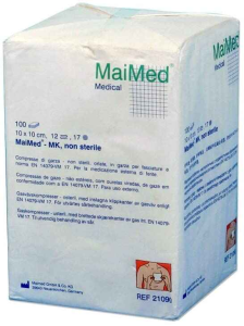 MAIMED Compressa Gaze Estéril 5X5cm X12 MAIMED Compressa Gaze Estéril 5X5cm X12