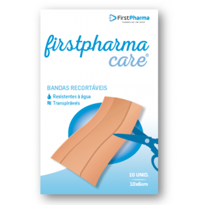 FirstPharma Care Bandas Recortáveis, Caixa 10Unidade(s) 10 cm x 6 cm FirstPharma Care Bandas Recortáveis, Caixa 10Unidade(s) 10 cm x 6 cm