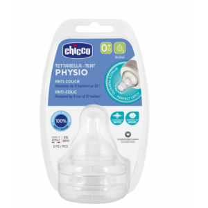 Chicco Tetina P5 Silicone 0M+ Lento X2 Chicco Tetina P5 Silicone 0M+ Lento X2