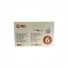 Bd Thin Wall Pl Agulha 6mm X100 Bd Thin Wall Pl Agulha 6mm X100