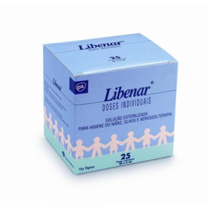 Libenar Soro fisiológico estéril em monodoses 25 x 5 ml com Desconto de 25% Libenar Soro fisiológico estéril em monodoses 25 x 5 ml com Desconto de 25%