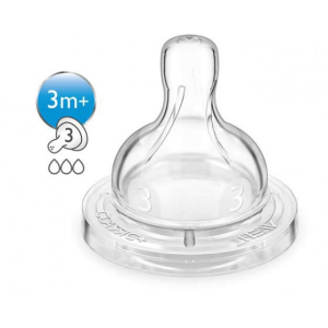 Philips Avent Tetina Silicone Fluxo Médio X2 Philips Avent Tetina Silicone Fluxo Médio X2