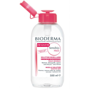 Bioderma Sensibio H2O Solução micelar, Recipiente multidose com bomba doseadora 500ml Bioderma Sensibio H2O Solução micelar, Recipiente multidose com bomba doseadora 500ml