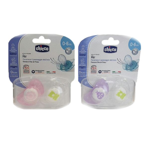 Chicco Physio Air Rs Silicone 0-6m X2 Chicco Physio Air Rs Silicone 0-6m X2
