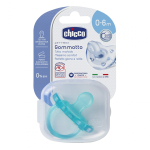 Chicco Physio Soft Silicone Azul 0-6m  Chicco Physio Soft Silicone Azul 0-6m