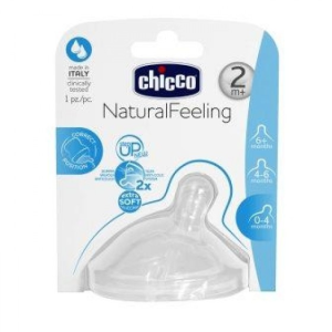 Chicco Tetina Stepup New1 2m+ Fluxo Médio X1 Chicco Tetina Stepup New1 2m+ Fluxo Médio X1