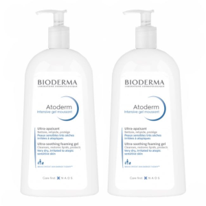 Bioderma Atoderm Duo Intensive Gel moussant 2 x 500 ml com Preço especial Bioderma Atoderm Duo Intensive Gel moussant 2 x 500 ml com Preço especial