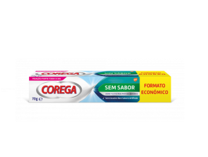 Corega Creme Fixador Proteses S/ Sabor 70g + Desconto 3? Corega Creme Fixador Proteses S/ Sabor 70g + Desconto 3?