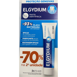 Elgydium Duo Proteção Gengivas 70% 2ª Unidade Elgydium Duo Proteção Gengivas 70% 2ª Unidade