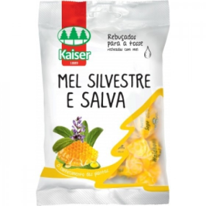 Kaiser Rebuçados Mel Silvestre Salva 75g Kaiser Rebuçados Mel Silvestre Salva 75g