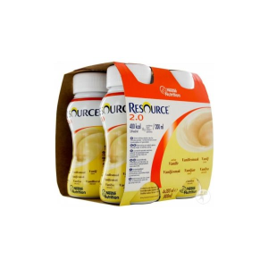 Resource 2.0 Solução Oral Baunilha 200ml X4  Resource 2.0 Solução Oral Baunilha 200ml X4