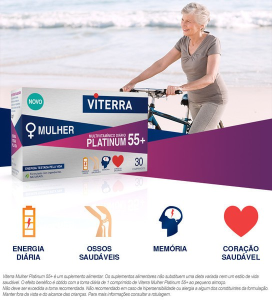 Viterra Mulher Platinum 55+ Comprimidos x30 Viterra Mulher Platinum 55+ Comprimidos x30