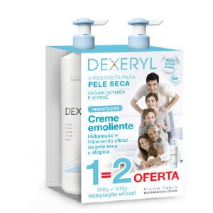 Dexeryl Duo Creme 2 x 500 ml com Oferta de 2ª Embalagem Dexeryl Duo Creme 2 x 500 ml com Oferta de 2ª Embalagem