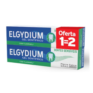 Elgydium Dentes Sensíveis Duo Gel Dentífrico 75ml X2 Elgydium Dentes Sensíveis Duo Gel Dentífrico 75ml X2