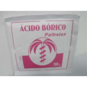 Ácido Borico Vencilab Palheta 30g  Ácido Borico Vencilab Palheta 30g