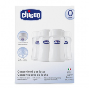 Chicco Contentor Leite Materno X4 Chicco Contentor Leite Materno X4