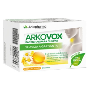 Arkovox Mel Limão Pastilhas X24 Arkovox Mel Limão Pastilhas X24