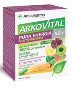 Arkovital Pura Energia 50+ Cápsulas X60 Arkovital Pura Energia 50+ Cápsulas X60