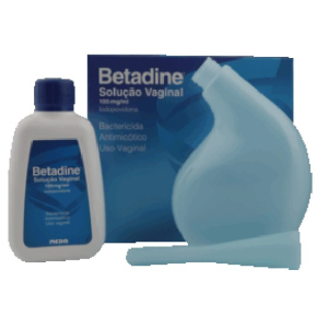Betadine, 100 mg/mL-200mL Solução Vaginal Frasco X1 Betadine, 100 mg/mL-200mL Solução Vaginal Frasco X1